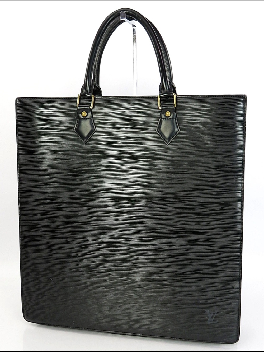 Louis Vuitton Black Epi Leather Vertical Tote